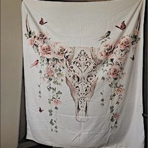 Bull Head Tapestry